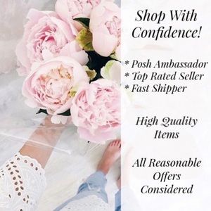 Inspired Closet Tops - NEW! 3 FOR $40 • Floral Blouse w/Crochet Collar Inspired Closet Tops - NEW! 3 FOR $40 • Floral Blouse w/Crochet Collar